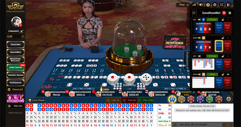 Tài Xỉu EV88 2 Giao diện game trực quan cùng đa dạng cửa cược lôi cuốn