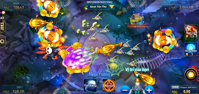 Bắn cá EV88 2 Giao diện Vua Đánh Cá